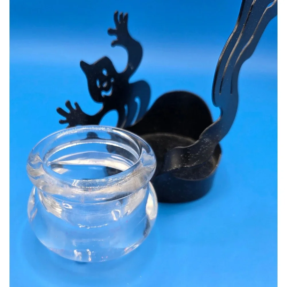PartyLite Shadowdancers Ghost Votive & Tealight Candle Holder P7346 Retired